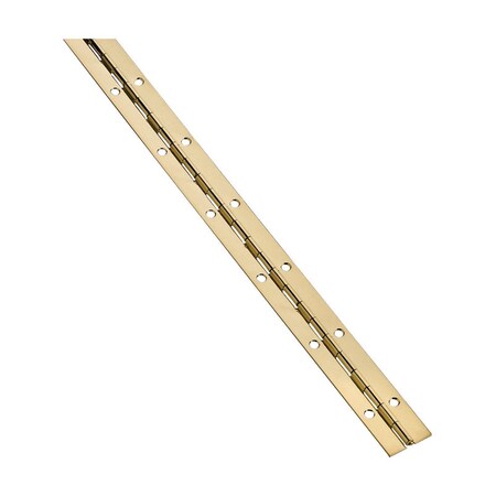 National Hardware National Hardware 48 in. L Brass Continuous Hinge 1 pk N148-353